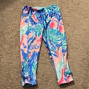 Like new Lilly Pulitzer Luxletic girls leggings